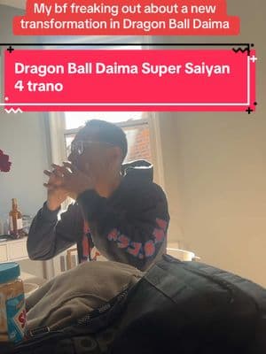 He is a super fan! Dragon ball is his absolute fav anime #dragonball #dragonballdaima #supersaiyan4goku #supersaiyanfour #supersaiyan4 #dragonballdaimaanime #animetok #animefypシ #fyp  