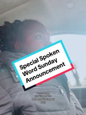 Reposting:(TT removed my sound) I am still in shock!! Look at God!! Thank you Lord for blessing me this Sunday!  #mcdonalds #mcdonaldsgospelfest #gospelfest #poet #performer #auditions #spokenwordartist #spokenwordsunday #blupoetres