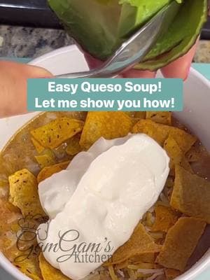 Easy Queso Soup Recipe! You CAN make it! It’s soooooooo easy! And Delicious! The chips and the recipe are Keto! Check my Amazon store linked in my profile for the chips!  And… ✅👩🏻‍🍳✅ Have you grabbed a copy of my KETO DESSERT cookbook, “Baking With Gam Gam,” yet? 🙋🏻‍♀️ It’s sure to satisfy your sweet-tooth with 27 flavors of Sugar Free, Gluten Free, and Keto-friendly cakes, cupcakes, and cookies. It’s linked in my profile… It’s A Five Star Top Seller!  It’s linked in my profile right below the “⬇️⬇️⬇️” Craving something savory? 🍕 Don’t miss my TEN BEST keto 🍕 pizza recipes! Linked in my profile!  Looking for low-carb bread options? 🥖 Check out my FIVE BEST keto bread recipes! Linked in my profille!  #Keto #KetoSoup #KetoRecipe #KetoForBeginners #EasySoupRecipe #QuesoSoup #HomemadeSoup #LetsMakeSoup #OnePotDinner 