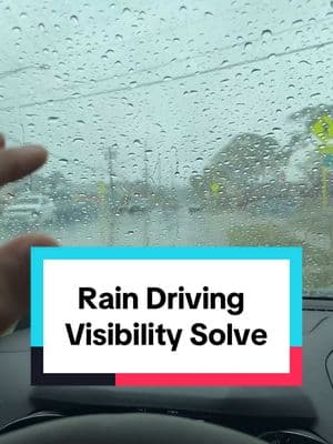 You can finally stop being afraid to drive in the rain w this thing #drivingsafety #drivingtips #safedriving #drivinginrain #sunglare 