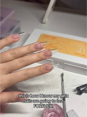 tutorial posted 😉 clean application >> #gelx #gelxapplication #gelxtutorial #gelxnails #gelnails #nailsathome #diynails #gelextensions #nailtech #beginnernailtech #nailinspo #nailinspiration #skibidylily 