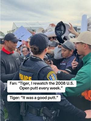 It was indeed a good putt. 😂 #golf #fyp #PGATOUR #tigerwoods #USOpen #genesisinvitational 