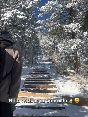 spent our first day in Colorado hiking🌤️🌲🥾🏔️ @Reece Hedge-Dye  #colorado #manitouincline #manitousprings #dayinmylife #dayinthelife #hikingadventures #nature #fyp 