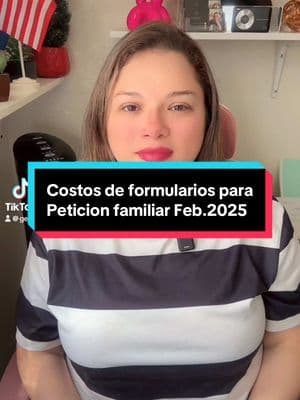 Descripción del Video: ¿Te casaste con un ciudadano americano y entraste a Estados Unidos de forma legal? Aquí te explico los formularios y costos que necesitas para tu proceso de ajuste de estatus (residencia): ✅ I-130 (Petición Familiar): $535 dólares ✅ I-485 (Ajuste de Estatus): $1,440 dólares adultos / $950 dólares menores de 14 años ✅ I-693 (Examen Médico): Costo varía según el médico ✅ I-864 (Affidavit of Support - Sostenimiento Económico) ✅ I-765 (Permiso de Trabajo): $260 dólares (opcional) ✅ I-131 (Permiso de Viaje): $630 dólares (opcional) ⚠️ Importante: Este proceso es para quienes entraron de forma legal y se casaron con un ciudadano estadounidense. El permiso de trabajo y el permiso de viaje son opcionales. Yo te puedo ayudar a llenar estos formularios, pero recuerda: No soy abogada y no doy asesoría legal. Mi trabajo es solo como preparadora de formularios migratorios. Si necesitas ayuda con tus formularios, ¡escríbeme por mensaje directo! #AjustedeEstatus #PeticionFamiliar #ResidenciaPorMatrimonio #Inmigración #FormularioI485 #FormularioI130 #PermisoDeTrabajo #PermisoDeViaje #PreparadoraDeFormularios #MisSoñadores #GNFormularios #NoSoyAbogada #NoDoyAsesoriaLegal #AyudaInmigrantes #ProcesoMigratorio  