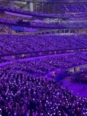 #bts #army #concert #lifegoeson #armybomb #purple #lightstick #sofi #stadium #kpop #fyp 