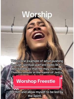 Sometimes, worship is all we need when we don’t know what to pray or say. It doesn’t have to be perfect—just be led by the Holy Spirit and freestyle.  Worshiping Jesus and singing to God, my Father in heaven, is beyond healing. Let go and let God! #worship #worshipmusic #powerinthenameofjesus #christianitytiktok #fyyyyyyyyyyyyyyyyyyyyyyyp #relatablepost 