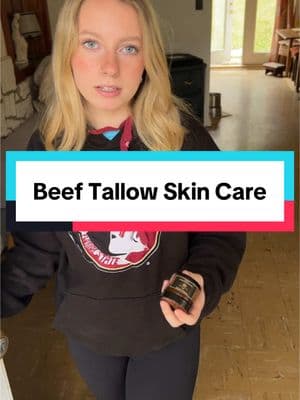 This made her skin so much healthier #beeftallowskincare #skincare #acnetips #dermatologist #clearskin #womenskincare 