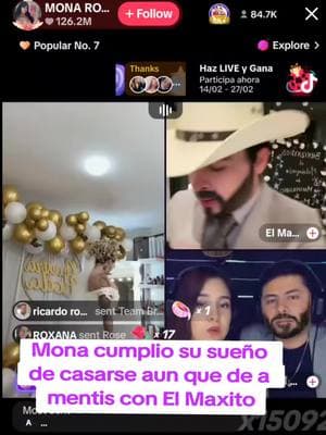 Bida de Mona y El Maxito #monaygeros ##elmaxito #bodatiktok #comedia #risas #chisme 