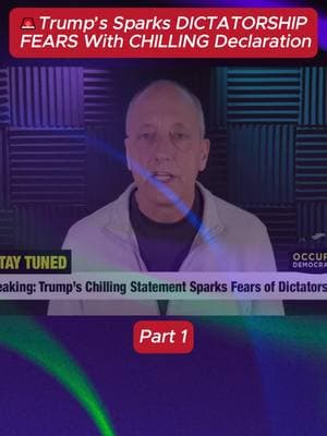 🚨Trump’s Sparks DICTATORSHIP FEARS With CHILLING Declaration (Part 1) #cnnnews #donaltrump #kamala #msnbc #elonmusk #mattgaetz #cnn #occupydemocrats #theview #foxnews