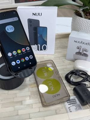 Get this NUU N10 Unlock smart cell mobile phone on the TikTok shop for $109.99 sold by NUU MOBILE !@sellwithtiktokshop_us #TikTokShop @NUU MOBILE #smartcellphone #cellphone #shopblackowned #mia_manhattan_ny 