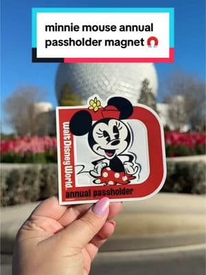 Missed your chance to get the Ray Annual Passholder magnet? 😔✨   While you can no longer get the Ray magnet, the Minnie Mouse magnet is RETURNING and eligible for all APs to grab! 🧲 ✨ Not in the parks? Head to the site for details on how to get yours sent to you this spring! #disneyparks #annualpassholdermagnet #epcot 