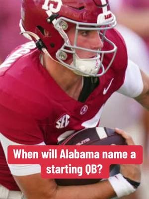 We might have to wait a while to find out who will get the first snaps for Alabama  @tylersiskey @Kia of Meridian @County Line Campers  #cfb #CollegeFootball #cfbtiktok #collegefootballtiktok #alabama #alabamacrimsontide #alabamafootball #crimsontide #rolltide #rolltideroll #rtr #fyp #foryou #foryoupage 