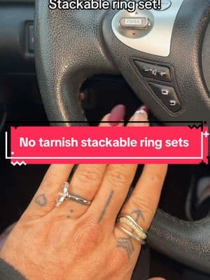 @Tewiky has the best jewelry, hands down!!! These stackable ring sets are fabulous! #fyp #TikTokShop #notarnishjewelry #stackablerings #ringset #goldjewelry #tewicky_official #tewikyjewelry 