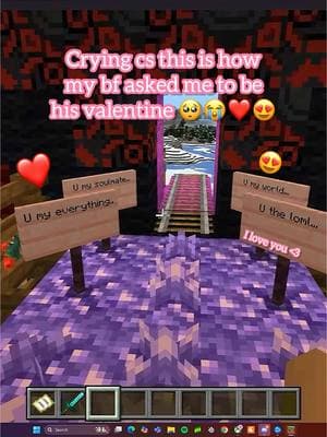 @yaboyroosterr 🥺🥰❤️😍😘 #foryou #fyp #mybaby #duo #bestduo #duopartner #bf #gf #mybf #couplegoals #mybestfriend #couplegaming #gamingcouple #distancerelationship #Minecraft #myvalentine #iloveyou #ilovemybf #lovehim #mybfisthebest #GamingOnTikTok 