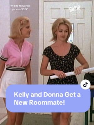 Kelly and Donna get a new roommate! #beverlyhills90210 | Now Streaming on Paramount+ #90s #tv #90skids #90210 #90sfashion #90sstyle #beverlyhills #losangeles