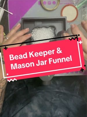 Just prepping to restock a local boutique.  Bead Keeper and Mason Jar Funnel available from my shop.  #vibrantxpressions #freshies #freshiemolds #freshiemaking 