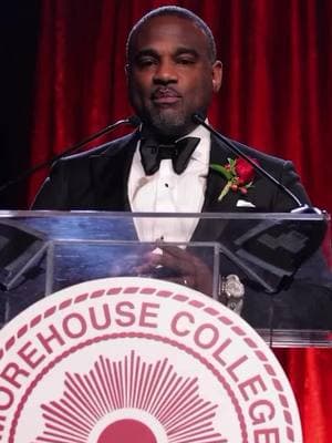 Morehouse's #CandleInTheDarkGala raised $6.8M this year for scholarships and students. Listen to honoree @rashaun_williams powerful message for the school that took him in when he needed a home, self-esteem, education, brotherhood, mentors, hope, and community.  Special shouts to honoree @bryan.rand_1, who pledged a $1M gift to his alma mater! #Morehouse 