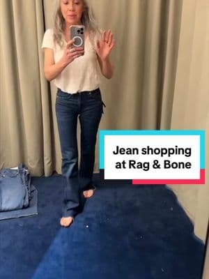 Come, Jean shopping with me at @ragandbone  -I ended up with eight new pair of jeans🤗👖👖👖 I don’t know about you, but finding jeans that fit just right is such an arduous task.    Now I understand whether there’s so many different brands and different styles out there.🤣 -but all the jeans I own Rag & Bone fit me best.  #ragandbonemiramar #ragandbone #sweatpantjeans #styleover50 #shoppinghaul #jeantryon #comfortablejeans #fashionover50 