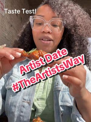 I’m on week 5 of completing #TheArtistsWay and through my artist dates and morning pages, I feel so inspired! This journey has been about nurturing my inner child artist and she is having a great time! 😂 I highly recommend attending @Smorgasburg LA and checking out Offshore Coffee, @Shlap Muan Wings  & @Mano Po  #artistdate #actresslife #fyp #lathingstodo #creatives 