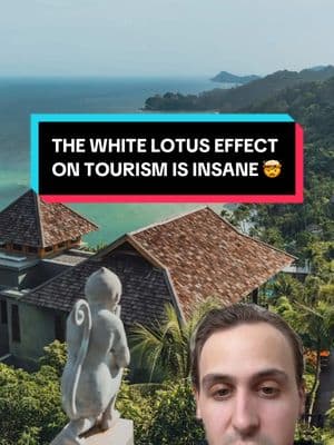 #greenscreen The White Lotus effect on tourism is insane!  #whitelotus #thailand #fourseasons #tourism #entertainment #luxurytravel #luxuryhotel #trending 