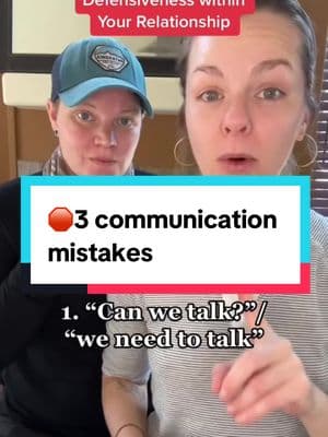 3 communications mistakes that causes instant Defensivness We show queer couples how to build safe and secure lasting relationships using a science based approach.  Click on the link in our bio and apply to work with us.   #onthisday #creatorsinsight #communication #weneedtotalk #queer #fy #lesbian #defensivepartner #dontsaythat #marriageproblems #gaytiktok #gay #Relationship 