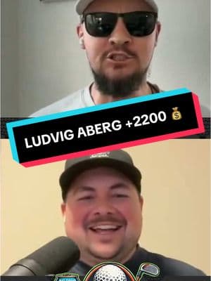 The boys hit their winner with Ludvig Aberg at +2200 and Tony Finau top 10 +280 #golf #PGATOUR #golfbets #golfpicks #ludvigaberg #torreypines #winningbet #golfer #fyp #foryoupage #BigDriveEnergy