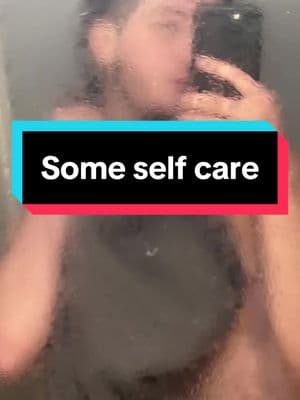 Tricking myself into taking a shower with a silly tiktok~ 🫧🚿 #fyp #SelfCare #bearddye #ftm #transgender #trans #cptsd #audhd #autism #lgbt #didosdd #neurodivergent 