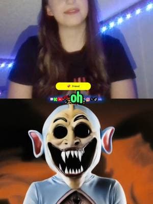 SHES EATING NIGHTMARES NOW💀🤣 #toastydawgz  #explore #funnyvideo #fyp #lipsync #lip #xyzbca #scary #creepy #jumpscare #fun #monkey #omegle #anime #teletubby #teletubbies #viral #funny 