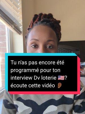 Replying to @xaviernokuTu n'as pas encore été programmé pour ton interview Dv loterie 🇺🇲?  écoute cette vidéo 👂🏾 #dvlotery2025 #dvloterie #unegaouauxusa #premiergaouauxusa #usa #etatsunis🇺🇸 #vivreauxusa #abidjan225🇨🇮 #dakar #ouagadougou #bamakomali🇲🇱 #kinshasa🇨🇩 #lome #cotonou229🇧🇯 