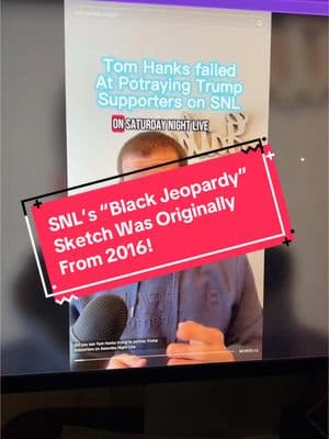 #stitch with @RPFLASH  - #SNL #50thanniversary #sketch #maga #trump #supporters #black #jeopardy #politics #debunk #truth #facts #tomhanks #keenanthompson 