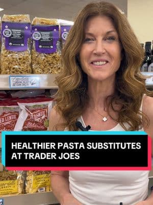 Chickpea pasta is also a big fave amongst my clients. but I didn't see any at this TJ's near me on the day I made this. What are some of your favorite pasta substitutes? #traderjoes #traderjoeshaul #healthytraderjoes #fitover50 #fitnesscoach #busymoms #perimenopause #menopause #wholefoods #weightlosstips #pilates #traderjoesfoodreviews