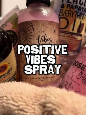 ✨ Elevate your space and spirit with our magical Positive Vibes Spray! 🌟 Clear that stagnant energy and create your personal sanctuary of peace ✌️ Perfect for meditation, mindfulness, and manifesting those high vibes. Let each spritz bring balance and serenity to your daily ritual. Pro tip: Set those intentions, speak your affirmations, and watch your space transform into pure magic ✨ #SpiritualWellness #GoodVibesOnly #SacredSpace #EnergyHealing #SelfCare #Manifestation #MindfulLiving #SpiritualJourney #svctribe #soulfulvibesco