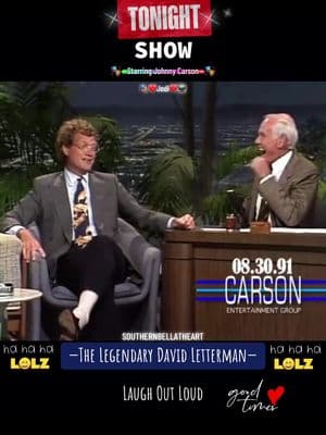 David Letterman Answers Johnny Carson’s Question #davidletterman #answers #johnnycarson #question #tonightshow #hilarious #comedyvideo #4u #funniest #latenight #oldschool #goodtimes #Carson #era #clips #by #southernbellatheart #🎭 