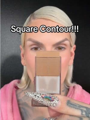 Square contour?? 😱 Is the @Scrandie Beauty snatched #contour block Jeffree Star Approved?! #makeupreview #jeffreestar #indiemakeup #beautytips #makeup #kosas #hudabeauty #fyp 