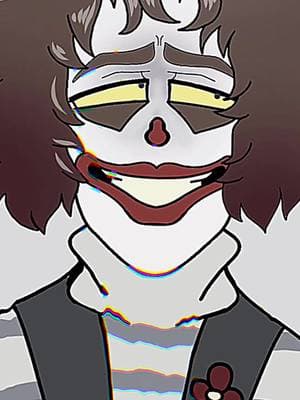 He’s literally me if i didn’t have zoloft #originalcharacter #ocart #ocedit #clownoc #clowncharacter #ocanimation #happyface #capcut #capcut_edit 