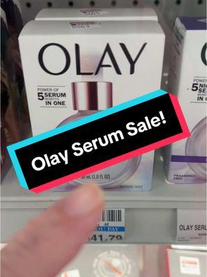 Olay 5 in 1 serum is on sale! #olayserum #olayskincare #tiktokshopfinds #BeautyTok #beautydeals 