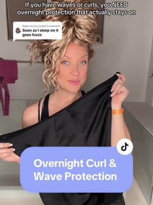 Replying to @Lucy Locket #satinsleeper #satinbonnet #hairbonnet #overnighthaircare #hairbreakage #hairgrowthtips #hairgrowth #hairdamage #overnighthairprotection #hairbreakage #frizzyhairtips 