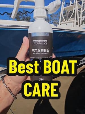 My life has changed with this product. BOAT cleaning has never been so EASY! Let's GOO!  #Fishing #fishingforbeginners #fishingtampabay #tampabayfishing #fishingcharter #boatcare #boatcleaning #starkeyachtcare #fishingtips #fishingtiktoks #boatingtips #boatcleaningtips 