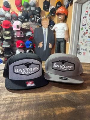 What do y’all think about this years theme hat for the Hat-A-Palooza?! #baytownhatco #fyp #SmallBusiness #hats #embroidery 