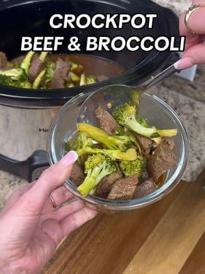 CROCKPOT BEEF & BROCCOLI 🥦🥩 This healthier, low carb version of the classic Chinese dish is so satisfying! I used to love going through Panda Express in college 🤣 Now I love recreating my old favs in a way that suits my low carb lifestyle! INGREDIENTS: -2 lbs beef sirloin, thinly sliced -1/4 cup beef broth -1/2 cup soy sauce (or tamari) -1 tbsp minced ginger -2 tsp minced garlic -2 tbsp sesame oil -1 tbsp sugar-free sweetener -4 cups broccoli florets DIRECTIONS: 1. Slice beef and broccoli then set aside. 2. Add the sliced beef, soy sauce, beef broth, ginger, garlic, sesame oil, and sweetener to the crockpot. 3. Cook on low for 4-6 hours until the beef is tender. 4. Add the broccoli florets during the last 30 minutes of cooking. 5. Enjoy! #beefandbroccoli #beefandbroccolirecipe #crockpotbeefandbroccoli #broccoli #beef #broccolibeef #healthycrockpotmeals #crockpotmeals #crockpotmeals #chinesefood #healthychinesefood #beefbroccoli #highprotein #highproteinlowcarb 