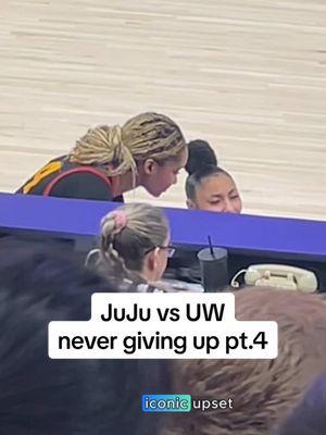 still never giving up #uscwbb #jujuwatkins #ncaawbb #gohuskies #universityofwashington 