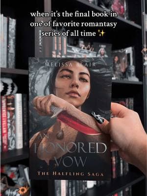 Thank you SO much @Melissa..Blair and @The Nerd Fam for this book mail 🫶🏽 This thrilling romantasy about king’s Blade, Keera, and her epic quest to avenge her lover, save her people, and bring down a tyrant king is the final installment of Melissa Blair’s highly acclaimed series. The Halfling Saga showcases BIPOC and queer representation, love, passion, betrayal, magic, and great battles of the sword and the soul. “Your land is not the one you take; it is the one you die for.” Keera has tried to keep her final promise to Brenna, the partner she was forced to kill to save a kingdom—but that promise has led to the most difficult struggles of her life. She’s been at war with her worst self while battling King Damien for the freedom of the Halflings, and she’s lost too many along the way. But when she finally breaks the last seal, unleashing the Fae magic that’s been hidden away for hundreds of years, the conflict seems to be turning in the Halflings’ favor.   Meanwhile, Keera’s discovery of a staggering secret about her lover and the kidnapping of one of her closest allies threatens to tip her back into darkness, but she has no time to rest. Opening the kingdom’s magical seals has transformed Keera in ways even the wisest Fae elders could not have anticipated, and the return of an evil thought long vanquished throws their rescue plans into chaos. And with the kingdom’s Halfling population suddenly posing a risk to the crown, the land is plunged into violence as the king begins a new blood purge. Keera and her allies must gather an army to meet Damien’s forces in a final confrontation of epic—and tragic—proportions.   The stunning conclusion of BookTok sensation Melissa Blair’s epically romantic series will leave readers breathless as Keera fights for her land, her people, and the promise of a better world. #BookTok #melissablair #abrokenblade #romantasy #bookrecommendations #romantasy #romancereader #romancebooks #fantasyromance #fantasyromancebooks #fantasybooks #thenerdfam 