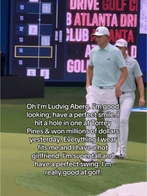 MUST BE NICE! #golf #golftiktok #golfer #golftok #golfswing #tgl #ludvig #ludvigaberg 