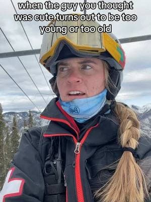 not very many people my age on my mtn lol #ski #skipatrol #skiing #skitok #snow #snowboard 