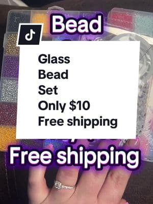 35,000 piece and 48 color glass bead DIY kit only $10 with free shipping for this beautiful bead set whether it is for you your daughter or just a craft to do with your friends this at only $10 with free shipping is a must have!! I’m going to link down below in that orange car run!! #bead #beads #beadedjewelry #beadedbracelets #beadsjewelry #kidstoys #crafts #freeshipping #TikTokShopSpringGlowUp #TTSLevelUp #tiktokshoprestock #fyp #foryou #foryourpage #beadbracelets #glassbeads #forthegirls 