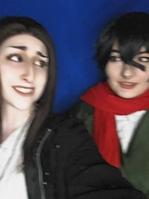 I think I'm funny #aot #AttackOnTitan #attackontitanthelas #erenjeager #erenjeagercosplay #mikasaackermancosplay  #arminarlert #mikasaackerman #Aotcosplay #snk #shingekinokyojin 