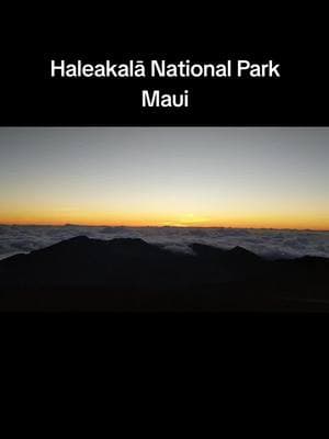 This is the most incredible sunrise I've ever seen, 10,000 feet in the air, at the top of a volcano, higher up than the clouds. Protect our parks. Haleakalā National Park in Maui, September 2019 #haleakalānationalpark #haleakalā #haleakalāsunrise #haleakalāvolcano #maui #protectourparks  #usnationalparks  #nationalparksusa #saveourparks #savenationalparks 