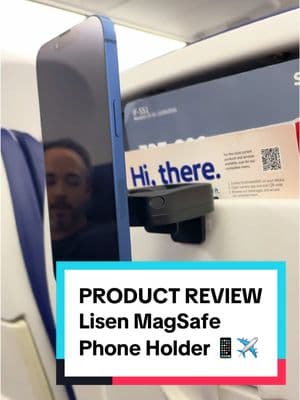 This $15 MagSafe phone holder is a game-changer for travel—secure, compact, and perfect for flights! ✈️📱 #TravelGadgets #MagSafe #TravelEssentials #VlogGear #TechMustHave #traveltiktok 