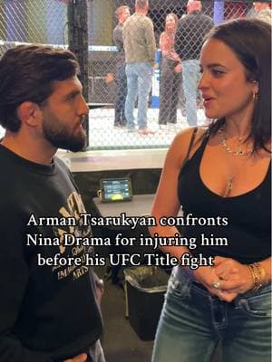 Arman Tsarukyan confronts Nina Drama for injuring him before his UFC Title fight Lol @Realarmantsarukyan #mma #armantsarukyan #ninadrama #kickboxing #boxing #muaythai #muaythaifighter #muaythaifighter #taekwondo #jiujitsu #brazilianjiujitsu #jiujitsugrappling #jiujitsulifestyle #wrestling #wrestlingtiktok #wrestlingtok #fit #Fitness #grappling #karate #armenia #armenian #armeniantiktok 