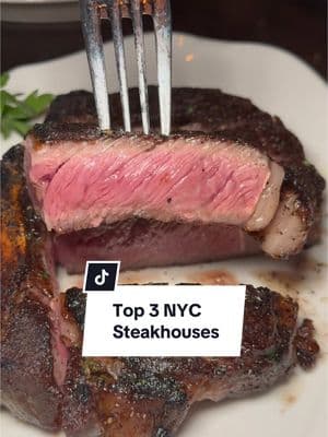 Our 3 favorite NYC steakhouses. We love a good steak, and all three of these spots do a great one. Let us know your favorites! 📍 St Anselm (Williamsburg) @stanselmbk  📍 Strip House (Greenwich Village) @striphouseofficial  📍 4 Charles Prime Rib (West Village) @nycprimerib #nycsteakhouse #steakhouse #nycdining #steaklover #nyctravel #steakrestaurant 